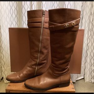 Coach “Linette” Calf Boot in Cognac Sz 7M